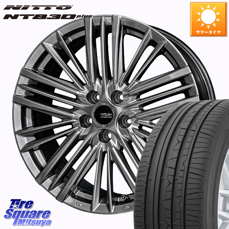 KYOHO TAYLOR TL-1 平座仕様(レクサス・トヨタ専用) ホイール 17インチ 17 X 6.5J +40 5穴 114.3 NITTO ニットー NT830 plus サマータイヤ 225/55R17 10系アルファード