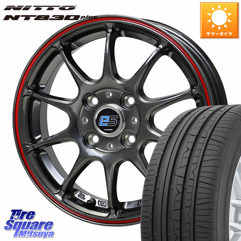 NITTO ニットー NT830 plus サマータイヤ 165/55R15HotStuff G･SPEED es-01 ホイール 15インチ 15X4.5J 45 4穴 100 デリカミニ2WD タント スペーシア サクラ R1 R2 ルークス ROOX 日産 デイズ デイズルークス 日産 コペン ワゴンR等ハイト系 アルト系 エブリイ ワゴン｜タイヤスクエアミツヤ
