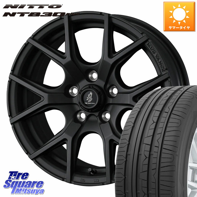NITTO ニットー NT830 plus サマータイヤ 235/45R18WEDS マッドヴァンスSD MUDVANCE SD ホイール 18インチ 18X7.5J 35 5穴 114.3 CY2アコード ES レクサス アコード｜タイヤスクエアミツヤ