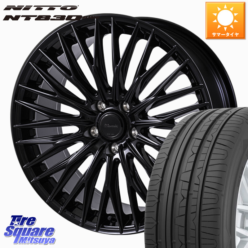 NITTO ニットー NT830 plus サマータイヤ 235/50R18MONZA Warwic CLYVER クライヴァー ホイール 18インチ 18X7.5J 40 5穴 114.3 30系アルファード/ヴェルファイア 20系アルファード｜タイヤスクエアミツヤ