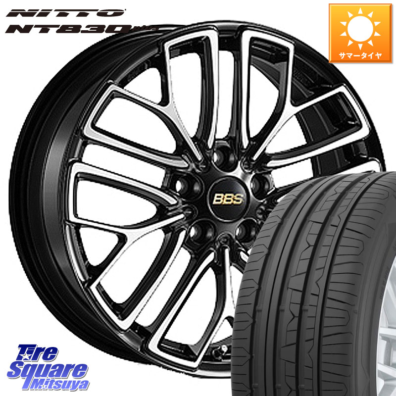 NITTO ニットー NT830 plus サマータイヤ 225/40R18BBS RE-X 鍛造1ピース ホイール 18インチ 18X7.5J 48 5穴 114.3 GU系インプレッサ フロンクス プリウスアルファ シビックTypeR｜タイヤスクエアミツヤ 237,970円