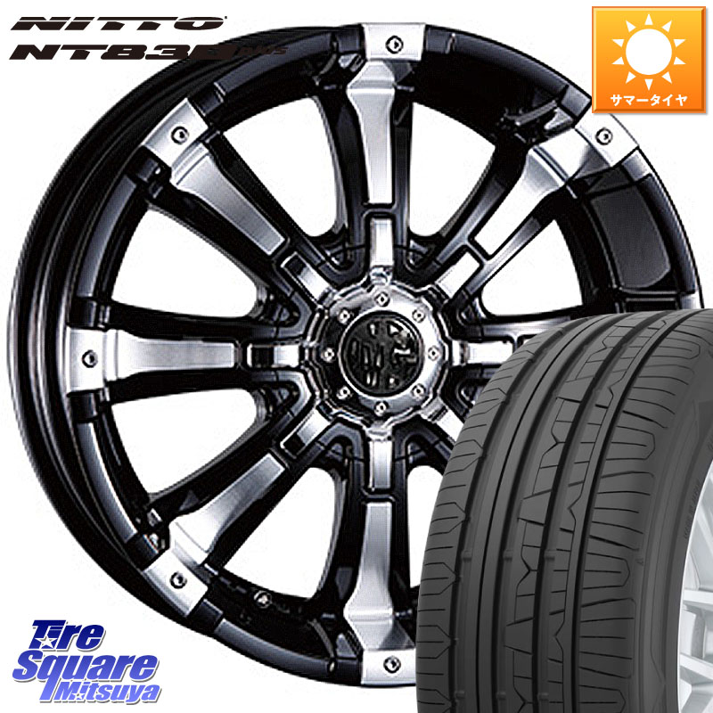 CRIMSON クリムソン BEAST ビースト ホイール 17インチ 17 X 7.0J +35 5穴 114.3 NITTO ニットー NT830 plus サマータイヤ 215/50R17