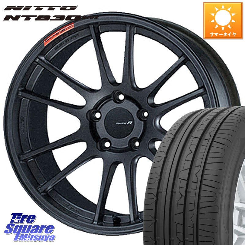 NITTO ニットー NT830 plus サマータイヤ 225/45R18ENKEI エンケイ Racing Revolution GTC01RR ホイール 18X8.0J 45 5穴 114.3 RP6~8ステップワゴン レヴォーグ LEVORG WRX S4|タイヤスクエアミツヤ