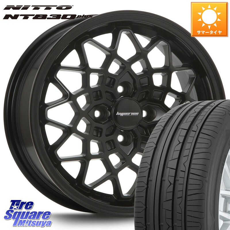 MLJ hyperion CALMA ハイペリオン カルマ 15 X 5.0J +45 4穴 100 NITTO ニットー NT830 plus サマータイヤ 165/55R15 N-BOX タント スペーシア サクラ