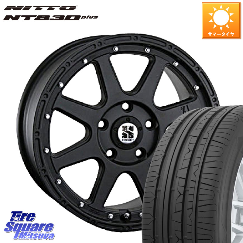 MLJ XTREME-J エクストリームJ ホイール 17インチ 17 X 7.5J +38 5穴 114.3 NITTO ニットー NT830 plus サマータイヤ 215/55R17