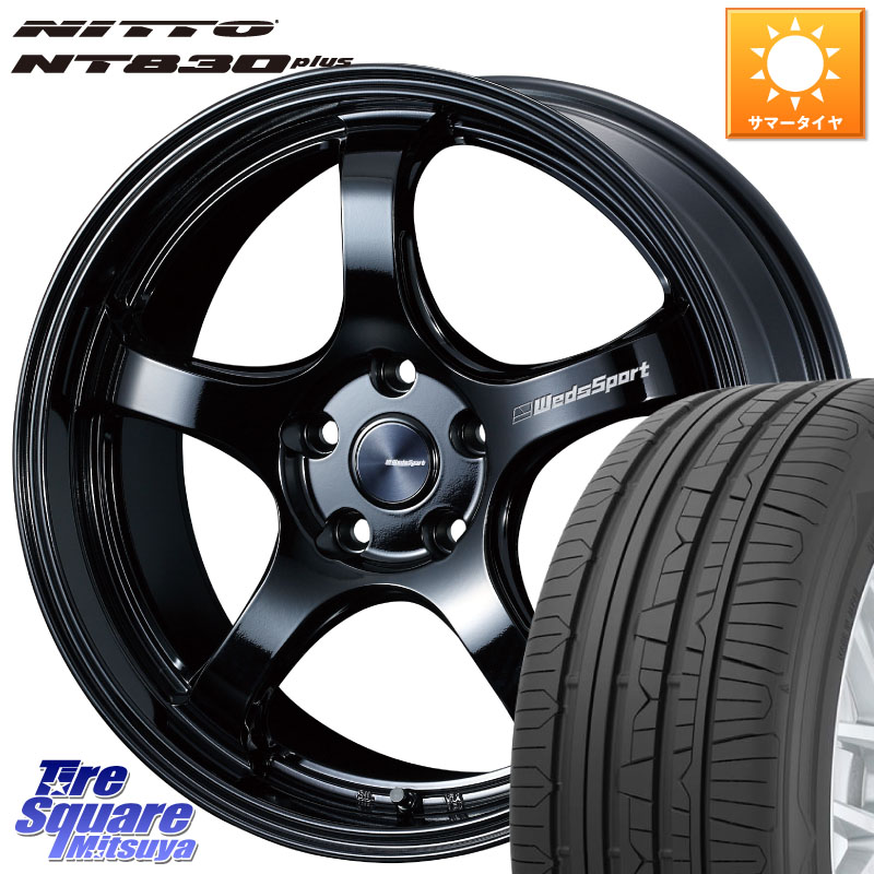 NITTO ニットー NT830 plus サマータイヤ 235/45R18WEDS WedsSport RN-05M RN05M ウェッズ スポーツ ホイール 18インチ 18X8.5J 38 5穴 114.3|タイヤスクエアミツヤ