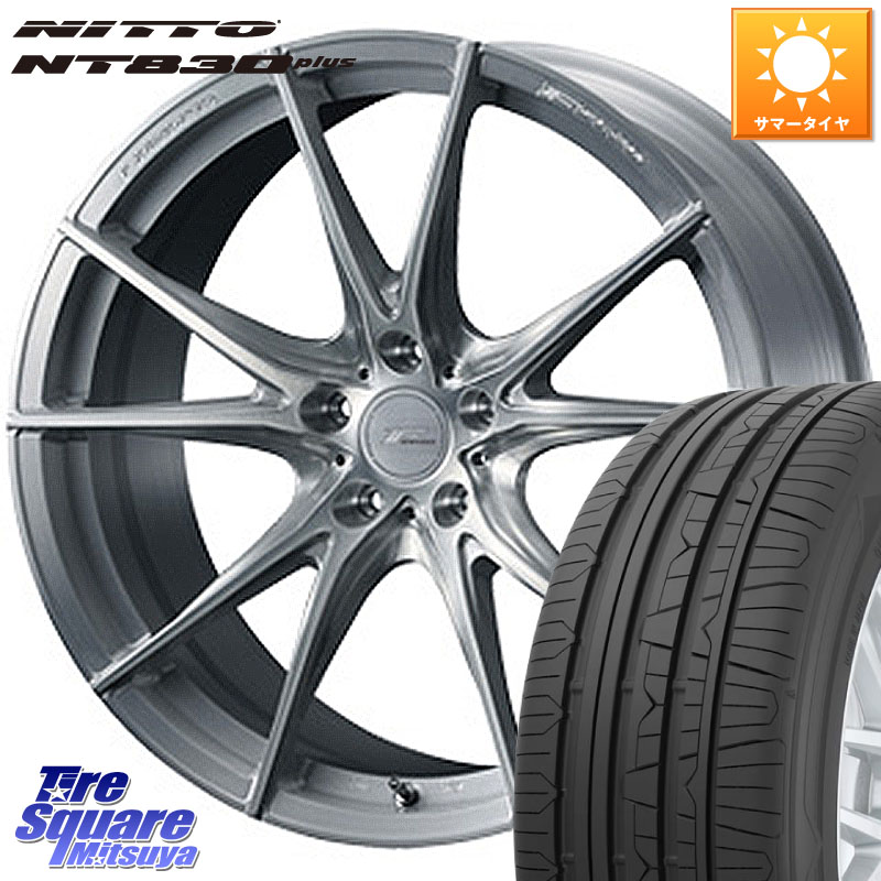 NITTO ニットー NT830 plus サマータイヤ 235/50R18WEDS F ZERO FZ-2 FZ2 鍛造 FORGED ホイール18インチ エフゼロ 18X7.5J 48 5穴 114.3 エスティマ｜タイヤスクエアミツヤ