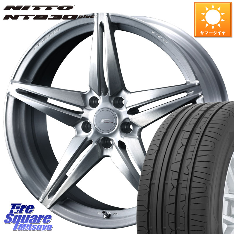 WEDS F ZERO FZ-3 FZ3 鍛造 FORGED ホイール18インチ エフゼロ 18 X 7.5J +48 5穴 114.3 NITTO ニットー NT830 plus サマータイヤ 225/40R18 プリウスアルファ GU系インプレッサ フロンクス