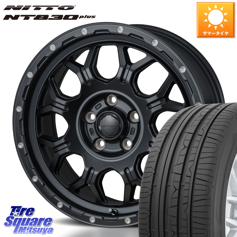 MONZA HI-BLOCK JERRARD ホイール 4本 17インチ 17 X 7.5J +41 5穴 114.3 NITTO ニットー NT830 plus サマータイヤ 225/55R17