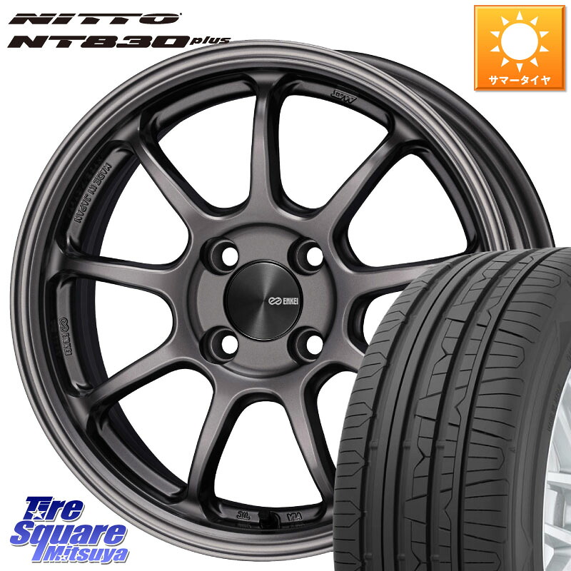 ENKEI PerformanceLine PF09 ホイール 4本 17インチ 17 X 7.0J +45 4穴 100 NITTO ニットー NT830 plus サマータイヤ 215/45R17 FITクロスター