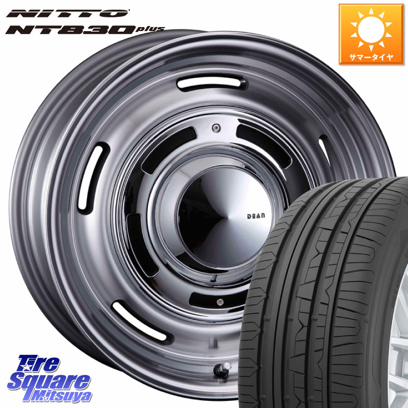 CRIMSON ディーン クロスカントリー グレー 17インチ 17 X 7.0J +38 5穴 114.3 NITTO ニットー NT830 plus サマータイヤ 225/55R17 10系アルファード