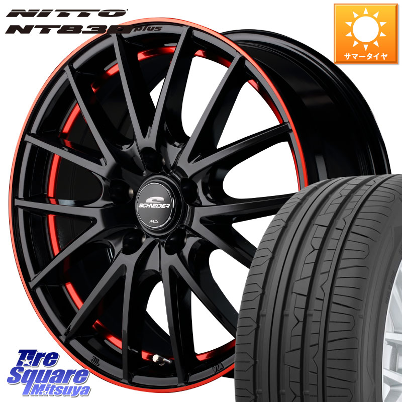 NITTO ニットー NT830 plus サマータイヤ 225/50R17MANARAY MID SCHNEIDER シュナイダー RX27 17インチ 17X7.0J 38 5穴 114.3 マークXジオ RX-8 MAZDA｜タイヤスクエアミツヤ 84,871円