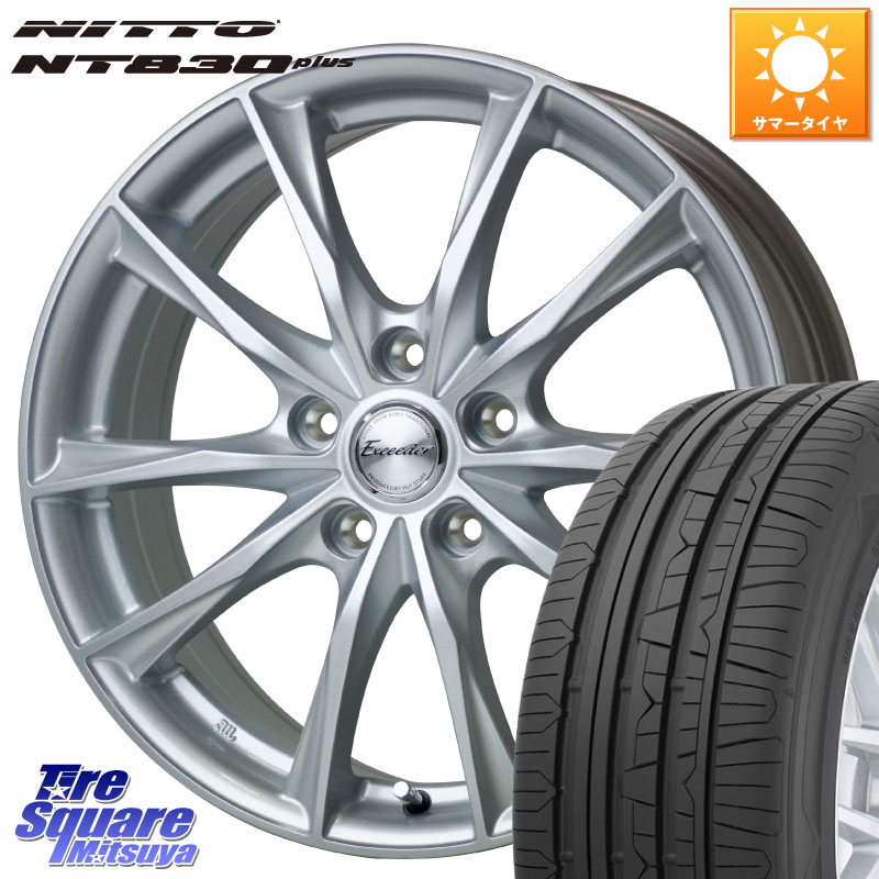 NITTO ニットー NT830 plus サマータイヤ 235/50R18HotStuff エクシーダー E06 平座仕様(トヨタ車専用) 18インチ 18X8.0J 41 5穴 114.3 30系アルファード/ヴェルファイア 20系アルファード ヴェルファイアハイブリッド ヴェルファイア アルファード|タイヤスクエアミツヤ