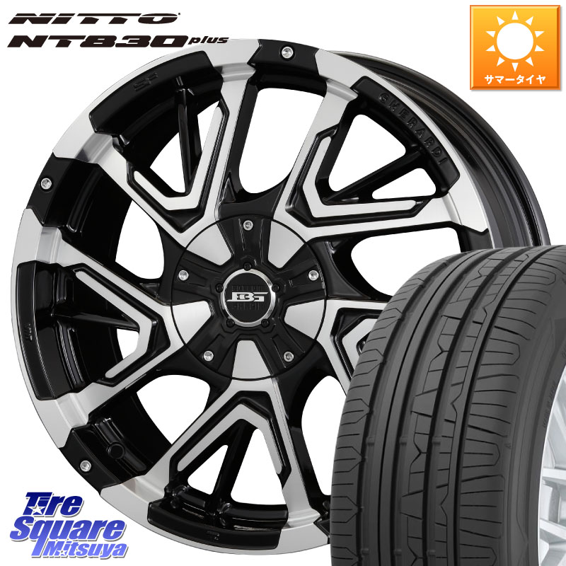 NITTO ニットー NT830 plus サマータイヤ 225/50R17KOSEI ボトムガルシア ゲラルディ ホイール 17X7.0J 42 5穴 114.3 WRX-S4(VBH) マークXジオ エアトレック RX-8 MAZDA WRX S4｜タイヤスクエアミツヤ