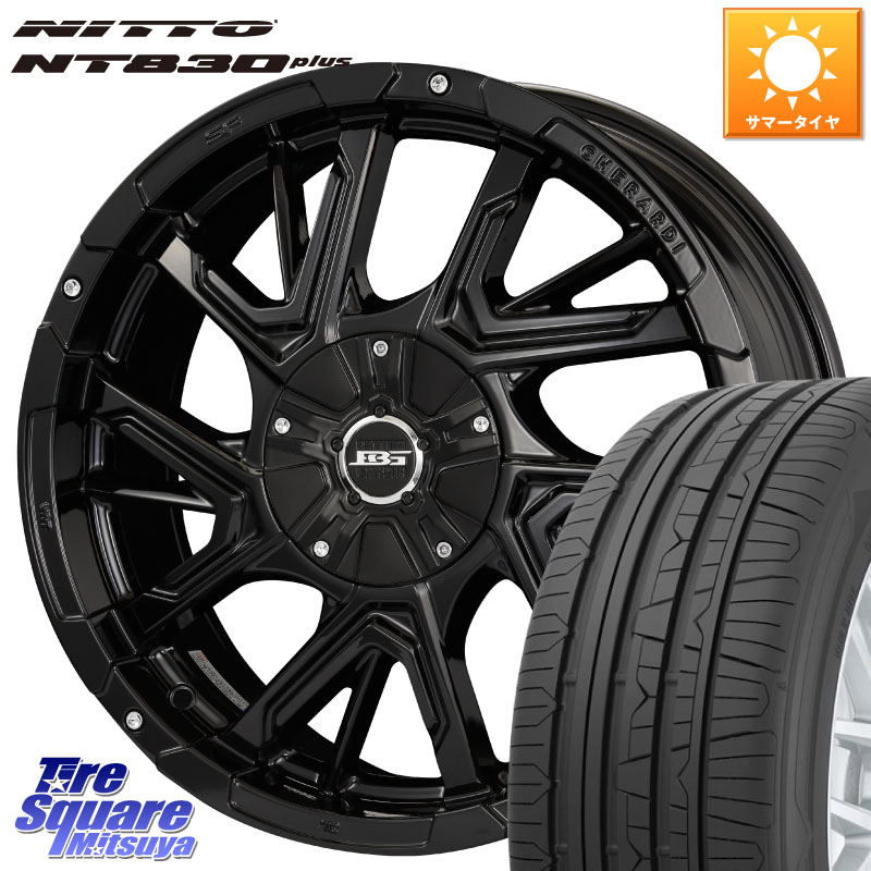 NITTO ニットー NT830 plus サマータイヤ 225/50R17KOSEI ボトムガルシア ゲラルディ ホイール 17X7.0J 42 5穴 114.3 WRX-S4(VBH) マークXジオ エアトレック RX-8 MAZDA WRX S4|タイヤスクエアミツヤ