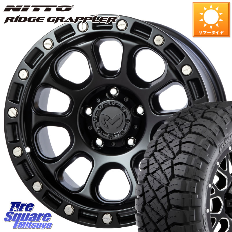 NITTO ニットー リッジグラップラー RIDGE GRAPPLER サマータイヤ 245/70R16MKW M204 ブラックキャット 16インチ 16X7.0J 35 5穴 114.3 RAV4 50系 カスタム デリカD:5 D5 カスタムサイズ｜タイヤスクエアミツヤ