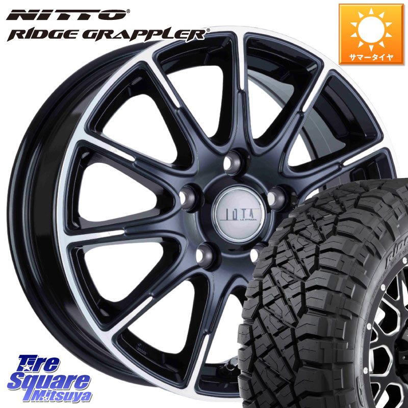 NITTO ニットー リッジグラップラー RIDGE GRAPPLER サマータイヤ 245/70R16阿部商会 TIRADO IOTA イオタ ホイール 16インチ 16X6.5J 38 5穴 114.3 RAV4 50系 カスタム デリカD:5 D5 カスタムサイズ|タイヤスクエアミツヤ