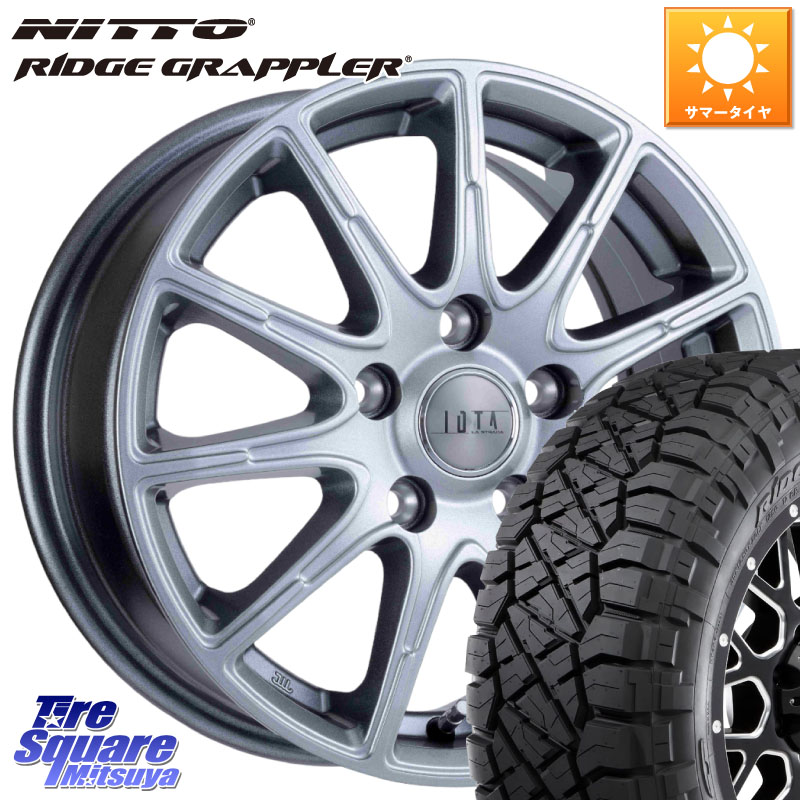 阿部商会 TIRADO IOTA イオタ ホイール 16インチ 16 X 6.5J +38 5穴 114.3 NITTO ニットー リッジグラップラー RIDGE GRAPPLER サマータイヤ 245/70R16