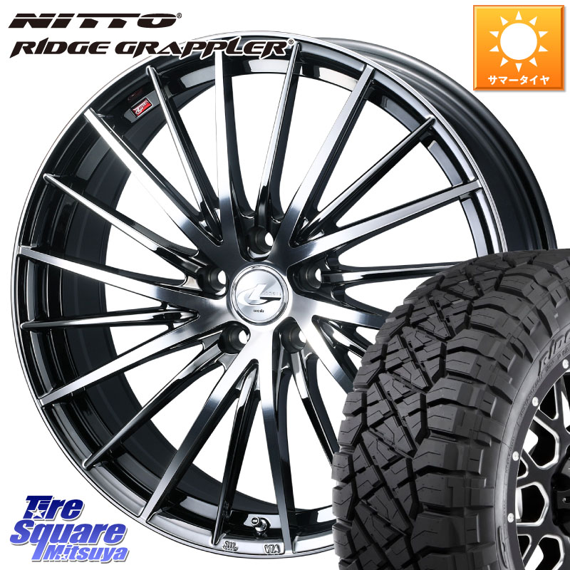 WEDS LEONIS FR レオニス FR ホイール 16インチ 16 X 6.5J +40 5穴 114.3 NITTO ニットー リッジグラップラー RIDGE GRAPPLER サマータイヤ 245/70R16