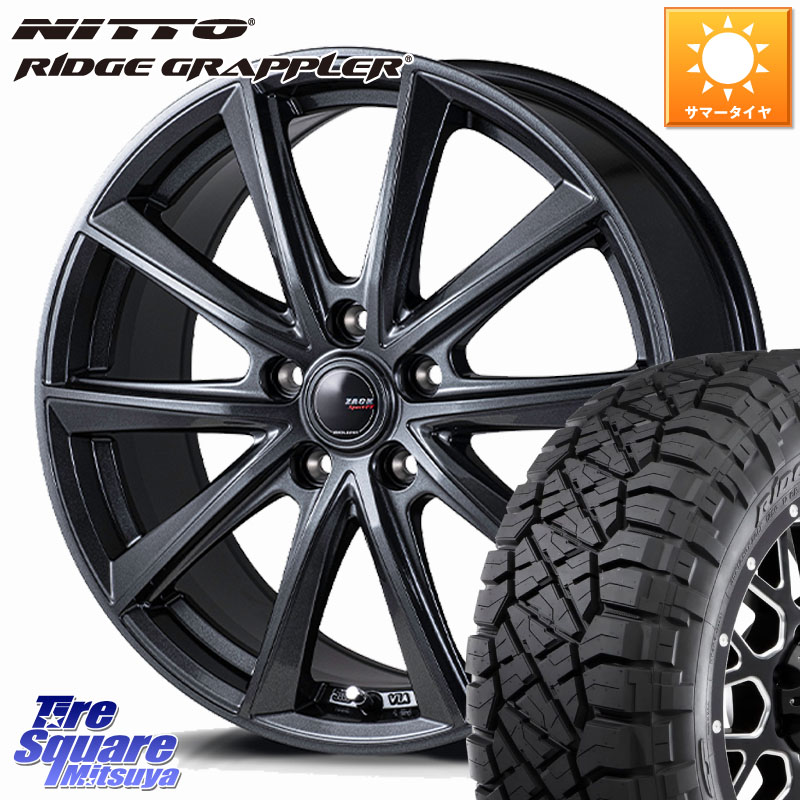 NITTO ニットー リッジグラップラー RIDGE GRAPPLER サマータイヤ 245/70R16Japan三陽 ZACK Sport-FT ホイール 16インチ 16X6.5J 38 5穴 114.3｜タイヤスクエアミツヤ