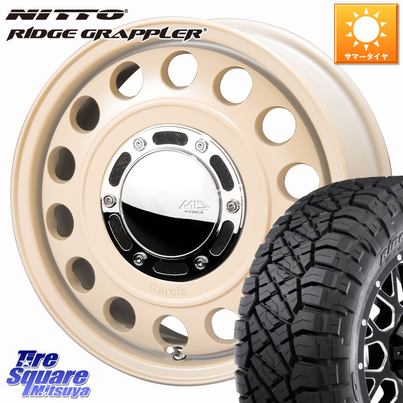 NITTO ニットー リッジグラップラー RIDGE GRAPPLER サマータイヤ 245/70R16MANARAY MID GARCIA CISCO Type2 サンドベージュ 在庫● 16インチ ガルシア シスコ 16X6.5J 40 5穴 114.3 デリカD:5 D5 カスタムサイズ|タイヤスクエアミツヤ