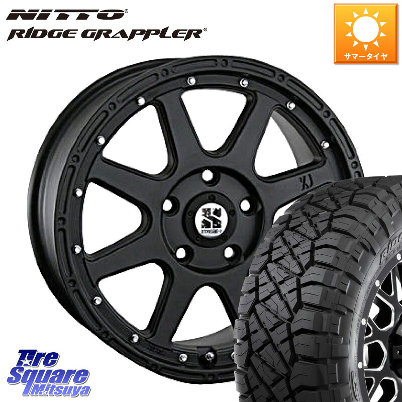 MLJ XTREME-J エクストリームJ ホイール 16インチ 16 X 7.0J +35 5穴 114.3 NITTO ニットー リッジグラップラー RIDGE GRAPPLER サマータイヤ 245/70R16