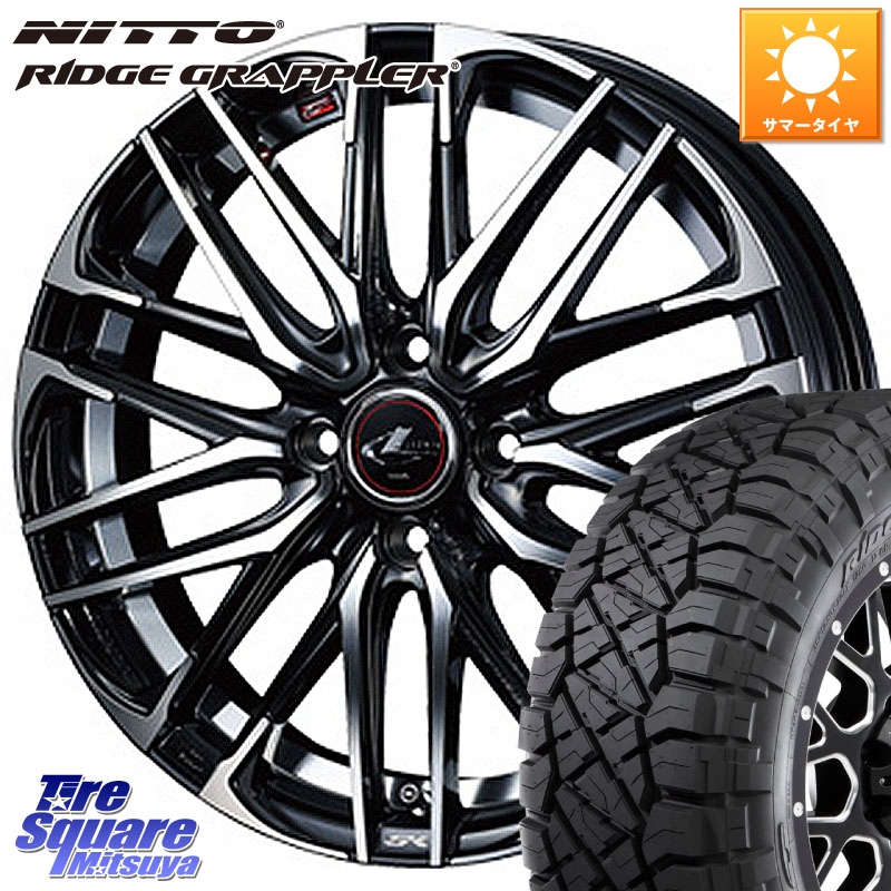 NITTO ニットー リッジグラップラー RIDGE GRAPPLER サマータイヤ 245/70R16WEDS レオニス SK PBMC 5H ウェッズ Leonis ホイール 16インチ 16X6.5J 40 5穴 114.3 デリカD:5 D5 カスタムサイズ|タイヤスクエアミツヤ