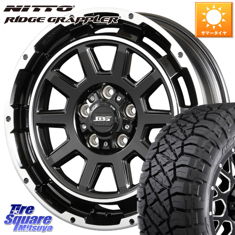 NITTO ニットー リッジグラップラー RIDGE GRAPPLER サマータイヤ 245/70R16KOSEI ボトムガルシア ディグレ ホイール 16X6.5J 38 5穴 114.3 RAV4 50系 カスタム デリカD:5 D5 カスタムサイズ｜タイヤスクエアミツヤ