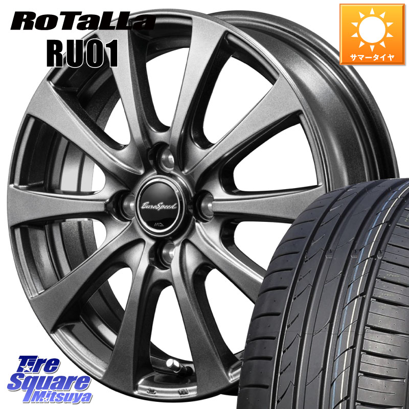 MANARAY MID EuroSpeed G10 ホイール 16インチ 16 X 6.0J +43 4穴 100 Rotalla RU01 【欠品時は同等商品のご提案します】サマータイヤ 195/45R16 M900系タンク・ルーミー E11ノート ダイハツ トールM900S・M910S スバル ジャスティM900F・M910F