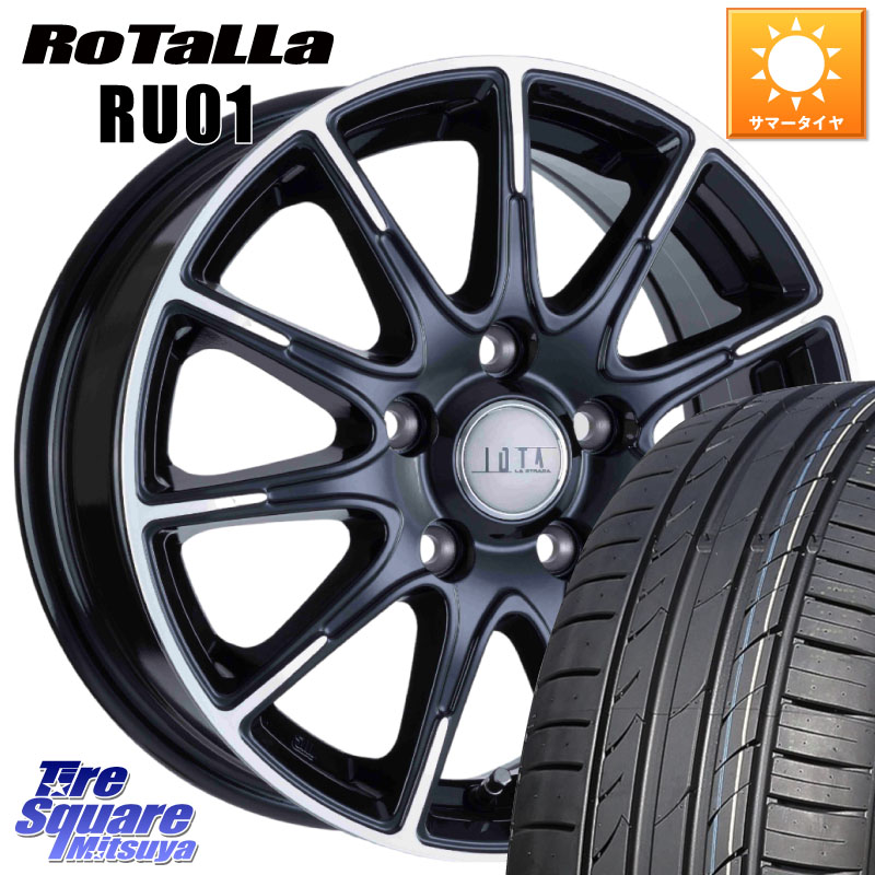 Rotalla RU01 【欠品時は同等商品のご提案します】サマータイヤ 235/55R18阿部商会 IOTA 平座仕様(レクサス・トヨタ専用) TIRADO イオタ ホイール 18インチ 18X7.5J 38 5穴 114.3 NX レクサス ハリアー｜タイヤスクエアミツヤ