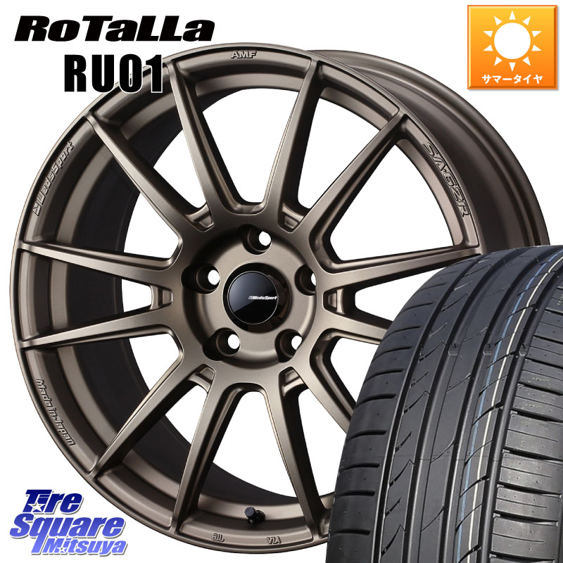 Rotalla RU01 【欠品時は同等商品のご提案します】サマータイヤ 245/40R18WEDS WedsSport SA-62R SA62R ウェッズ スポーツ ホイール 18インチ 18X8.0J 42 5穴 114.3 アリスト インプレッサ WRX｜タイヤスクエアミツヤ