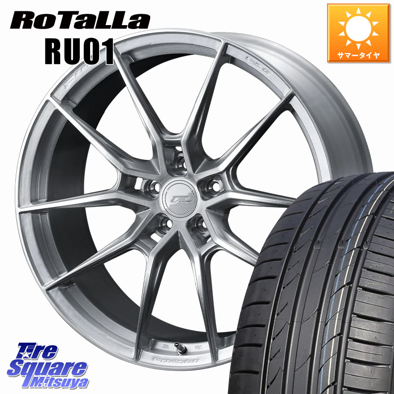 WEDS 【欠品次回4月下旬】 F ZERO FZ-6 FZ6 鍛造 FORGED ホイール 20インチ エフゼロ 20 X 8.5J +30 5穴 114.3 Rotalla RU01 【欠品時は同等商品のご提案します】サマータイヤ 245/40R20 20系アルファード