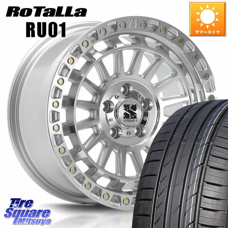 Rotalla RU01 【欠品時は同等商品のご提案します】サマータイヤ 195/45R17MLJ XJ08 XTREME-J ホイール 17インチ 17X7.5J 42 5穴 114.3｜タイヤスクエアミツヤ