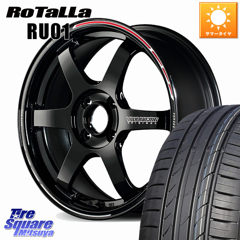 Rotalla RU01 【欠品時は同等商品のご提案します】サマータイヤ 195/45R16RAYS 【欠品次回3~4月】 TE37 SONIC TIME ATTACK EDITION 鍛造 ホイール 16インチ 16X6.5J 39 4穴 100 SuperONE プロボックス サクシード ロードスター|タイヤスクエアミツヤ