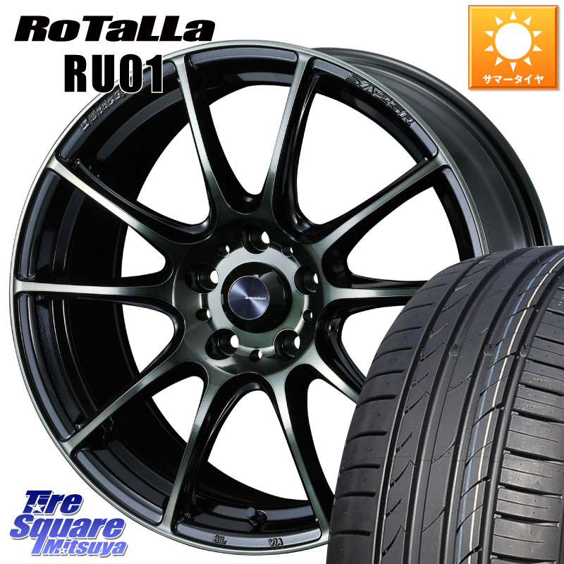Rotalla RU01 【欠品時は同等商品のご提案します】サマータイヤ 245/40R18WEDS WedsSport SA-25R SA25R ウェッズ スポーツ ホイール 18インチ 18X8.0J 45 5穴 114.3 WRX-S4(VBH) クラウンマジェスタ アリスト ソアラ WRX S4 インプレッサ WRX|タイヤスクエアミツヤ