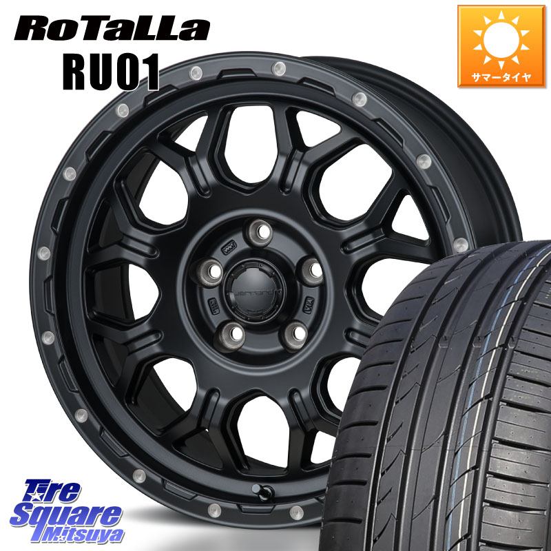 MONZA HI-BLOCK JERRARD ホイール 4本 17インチ 17 X 7.5J +41 5穴 114.3 Rotalla RU01 【欠品時は同等商品のご提案します】サマータイヤ 225/45R17 GRヤリスRSノーマルキャリパー