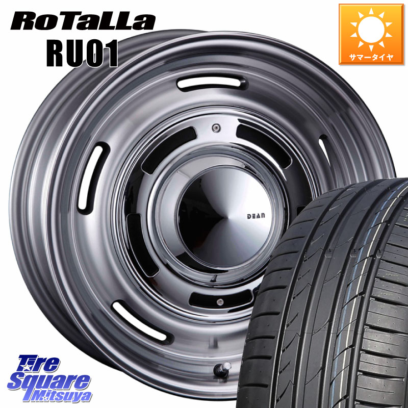 Rotalla RU01 【欠品時は同等商品のご提案します】サマータイヤ 195/45R17CRIMSON ディーン クロスカントリー グレー 17インチ 17X7.0J 47 5穴 114.3｜タイヤスクエアミツヤ 105,518円