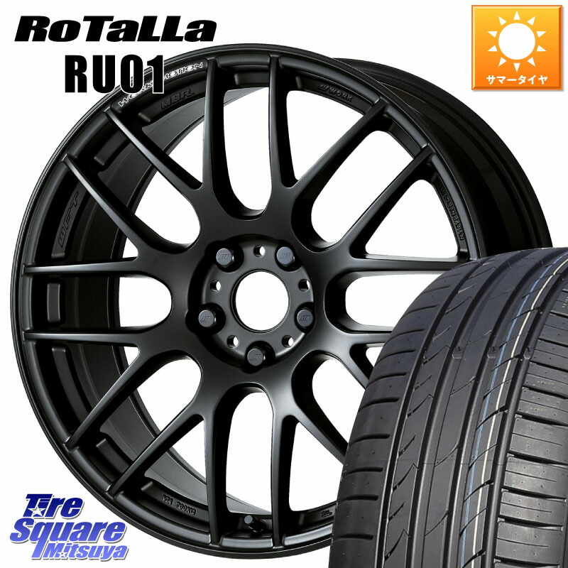 Rotalla RU01 【欠品時は同等商品のご提案します】サマータイヤ 235/40R19WORK ワーク EMOTION エモーション M8R MBL 19インチ 19X8.5J 45 5穴 114.3 CY2アコード 70系カムリ スカイラインセダン 日産 ES レクサス アコード|タイヤスクエアミツヤ