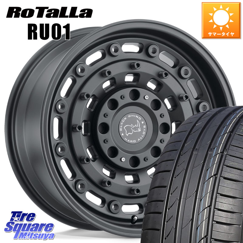 Rotalla RU01 【欠品時は同等商品のご提案します】サマータイヤ 245/35R20BLACK RHINO ARSENAL TEXTUREDBLACK ブラックライノ アーセナル 20インチ ブラックライノ 20X8.5J 30 5穴 114.3 20系アルファード アルファードハイブリッド ヴェルファイアハイブリッド ヴェル|タイヤスクエアミツヤ