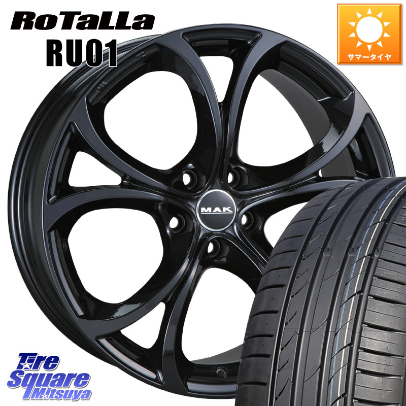 Rotalla RU01 【欠品時は同等商品のご提案します】サマータイヤ 245/35R19阿部商会 MAK LARIO ホイール19インチ 19X8.5J(ALFAROMEO JULIA 952) 35 5穴 110 アルファロメオ ジュリア｜タイヤスクエアミツヤ 143,045円