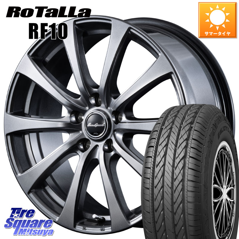 Rotalla RF10 【欠品時は同等商品のご提案します】サマータイヤ 225/65R17MANARAY EuroSpeed G10 平座仕様 ホイール 17インチ MID 17X7.0J 47 5穴 114.3|タイヤスクエアミツヤ