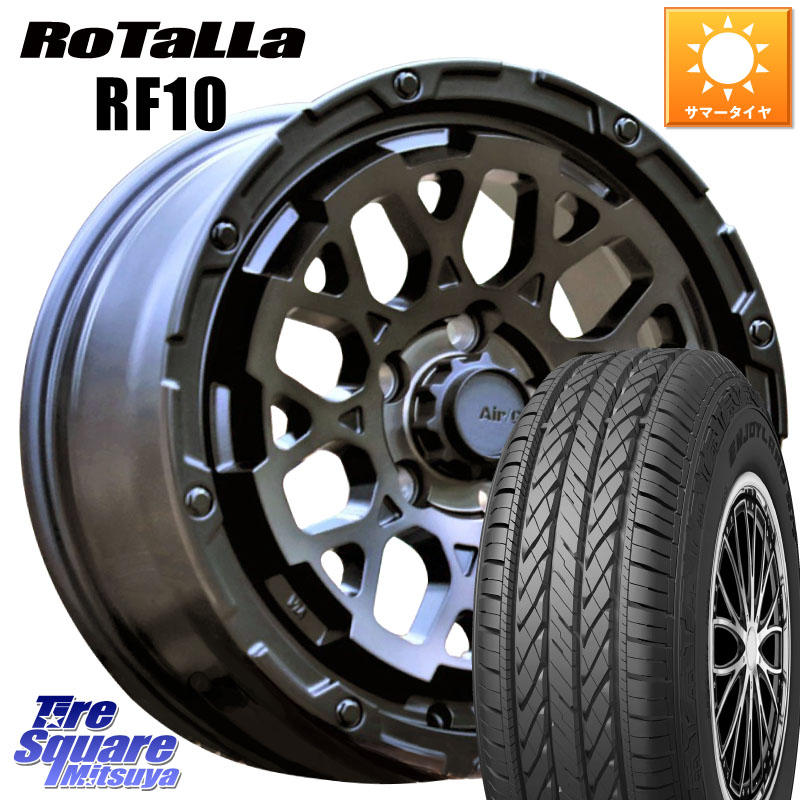 4X4エンジニアリング Air/G Rocks GHOST ホイール 17インチ 17 X 7.0J +32 5穴 114.3 Rotalla RF10 【欠品時は同等商品のご提案します】サマータイヤ 225/65R17 50系RAV4 80系ハリアー