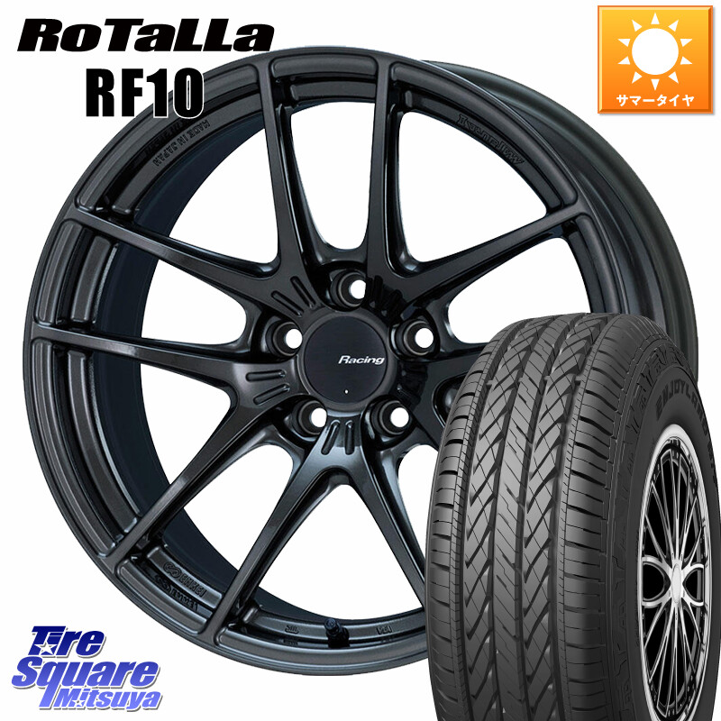 Rotalla RF10 【欠品時は同等商品のご提案します】サマータイヤ 225/65R17ENKEI エンケイ Racing NVR5 ホイール 17インチ 17X8.0J 40 5穴 114.3 50系RAV4 80系ハリアー RAV4 50系 NX レクサス ハリアー|タイヤスクエアミツヤ
