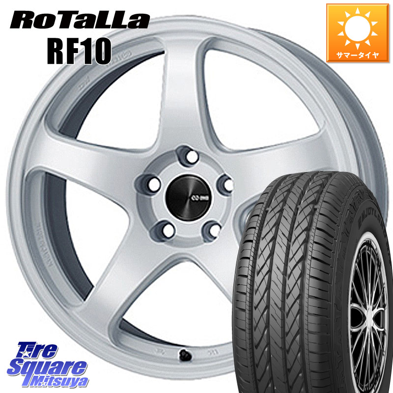 Rotalla RF10 【欠品時は同等商品のご提案します】サマータイヤ 225/65R17ENKEI エンケイ PerformanceLine PF05 WH 17インチ 17X8.0J 35 5穴 114.3 RAV4 50系 NX レクサス ハリアー｜タイヤスクエアミツヤ