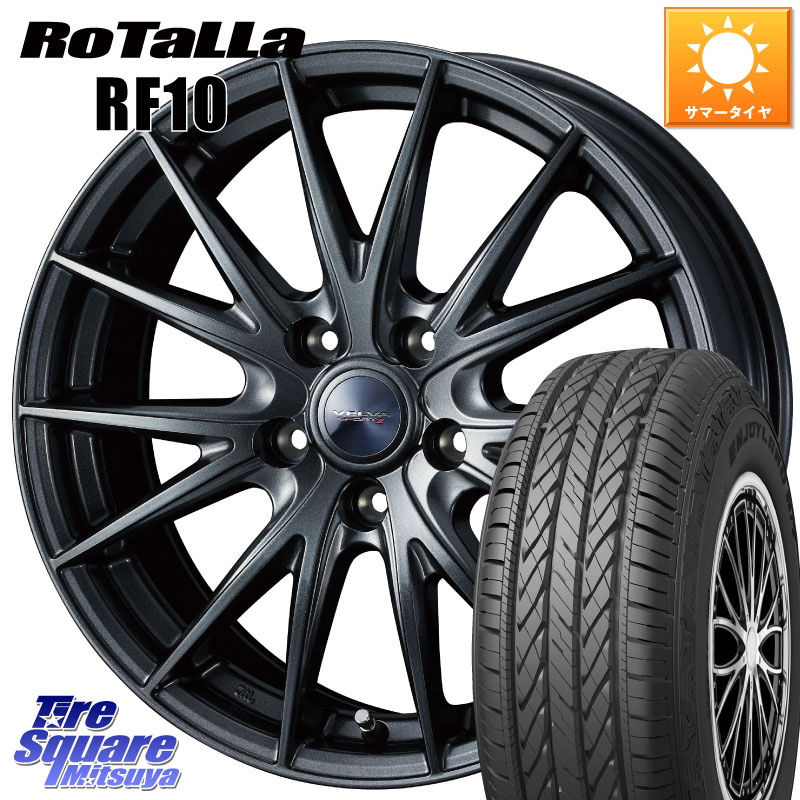 WEDS ヴェルヴァ スポルト2 平座仕様(レクサス・トヨタ専用) ホイール 17インチ ウェッズ 17 X 6.5J +39 5穴 120 Rotalla RF10 【欠品時は同等商品のご提案します】サマータイヤ 225/65R17 40系アルファード 40系ヴェルファイア