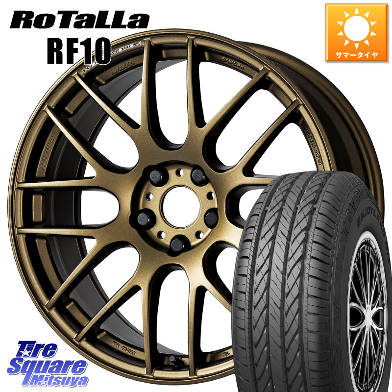 Rotalla RF10 【欠品時は同等商品のご提案します】サマータイヤ 225/65R17WORK ワーク EMOTION エモーション M8R 17インチ 17X7.0J 53 5穴 114.3 BT5レガシィアウトバック CR-V レガシー レガシィ アウトバック｜タイヤスクエアミツヤ