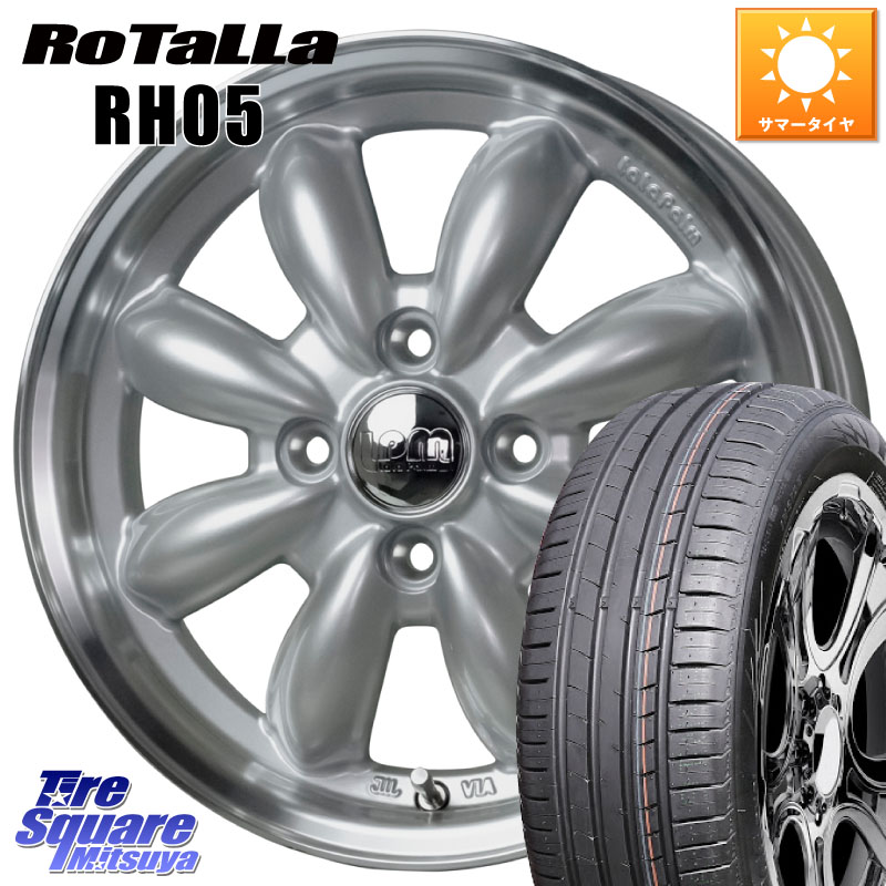 HotStuff LaLa Palm CUP2 ララパーム ホイール 15インチ 15 X 5.5J +45 4穴 100 Rotalla RH05 【欠品時は同等商品のご提案します】サマータイヤ 185/55R15 K13マーチ E11ノート