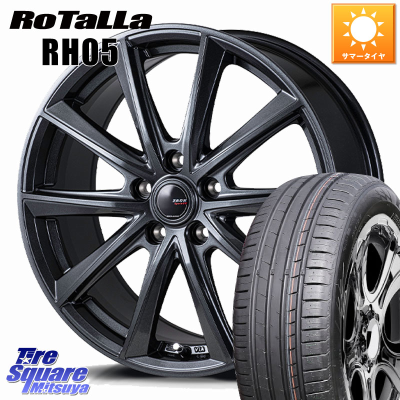 Rotalla RH05 【欠品時は同等商品のご提案します】サマータイヤ 205/55R16Japan三陽 ZACK Sport-FT ホイール 16インチ 16X6.5J 48 5穴 114.3 GU系インプレッサ ステップワゴン アルテッツア SX4 Sクロス|タイヤスクエアミツヤ