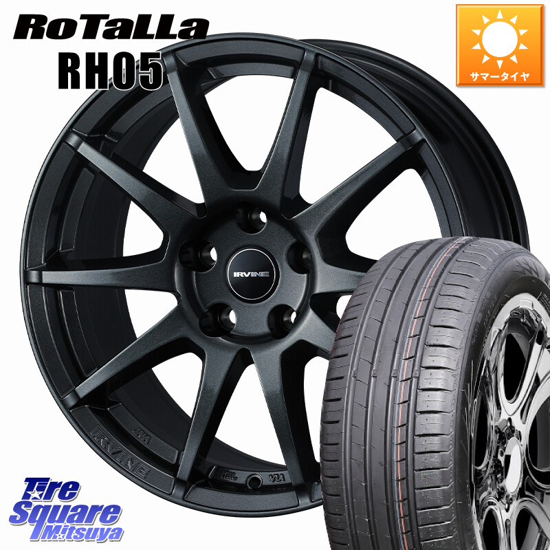 Rotalla RH05 【欠品時は同等商品のご提案します】サマータイヤ 205/55R16WEDS IRVINE S02 アーヴィンS02 輸入車専用ホイール 16インチ 16X7.0J(MINI F54) 50 5穴 112 MINI ミニ クラブマン F54|タイヤスクエアミツヤ