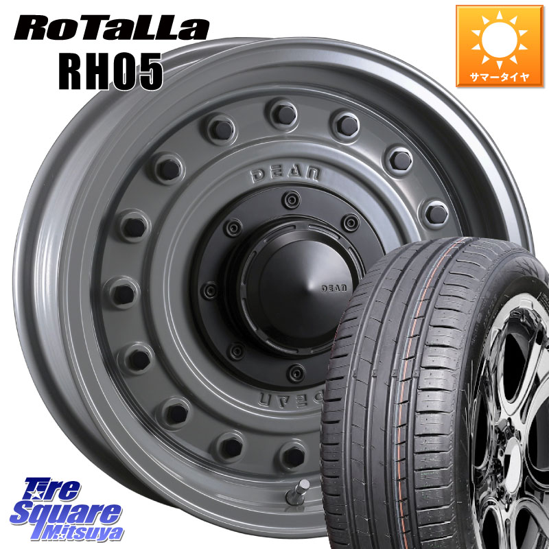 CRIMSON ディーン コロラド 16インチ 16 X 7.0J +37 5穴 114.3 Rotalla RH05 【欠品時は同等商品のご提案します】サマータイヤ 205/55R16 GRヤリスRSノーマルキャリパー